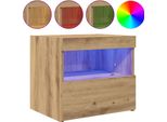 Syfax™ Armadio Da Notte Rovere Artigianale 50 X 40 X 45 Cm