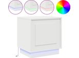 Syfax™ Armadio Da Notte Bianco 44 X 34,5 X 45 Cm Legno Multistrato