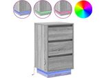 Syfax™ Armadio Da Notte Grigio 39 X 34,5 X 65 Cm Legno Multistrato