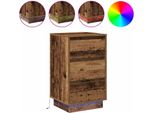 Syfax™ Armadio Da Notte Con Cassetto Legno Vecchio 39 X 34,5 X 65 Cm
