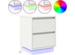 Syfax™ Armadio Da Notte Bianco 39 X 34,5 X 50 Cm Legno Multistrato