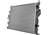 Radiatore Motore Alette Unite Meccanicamente 427 - 378 Mm Hella Per Es. Renault Clio