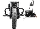 Crash Bar + Sissy Bar Alto Per Harley Sportster 883 Low 04-10
