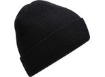 Beechfield - Berretto Da Uomo/Donna Unisex, A Coste, Polylana BC7012 (Taglia Unica) (Nero)