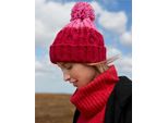 Beechfield - Uomo/Donna Unisex Beanie Apres BC4708 (Taglia Unica) (Grigio Chiaro/Nero)