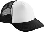 Beechfield - Cappello Trucker Per Bambini, Snapback BC7018 (Taglia Unica) (Nero/Bianco)