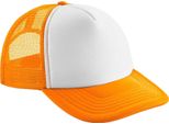 Beechfield - Cappello Trucker Per Bambini, Snapback BC7018 (Taglia Unica) (Arancione/Bianco)