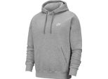 Nike - Felpa Con Cappuccio "Sportswear Club"" Per Uomo/Donna Unisex BC7099 (Xxl) (Grigio Scuro/Argento Opaco/Bianco)"