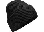 Beechfield - Berretto "Classic Deep"" Per Uomo/Donna Unisex, Con Polsino BC7029 (Taglia Unica) (Nero)"