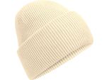 Beechfield - Berretto "Classic Deep"" Per Uomo/Donna Unisex, Con Polsino BC7029 (Taglia Unica) (Vaniglia)"