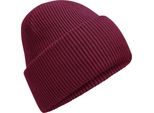 Beechfield - Cappello "Classic Deep"" Per Uomo/Donna Unisex, Con Polsino BC7029 (Taglia Unica) (Rosso Borgogna)"