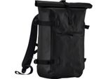 Quadra - Zaino, Roll Top, Impermeabile BC7105 (Taglia Unica) (Nero)
