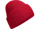 Beechfield - Berretto "Classic Deep"" Per Uomo/Donna Unisex, Con Polsino BC7029 (Taglia Unica) (Rosso)"