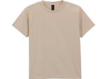 Gildan - Maglietta Per Bambini, Leggera, Cotone BC7145 (98-104) (Sand)