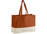 Westford Mill - Borsa Per La Spesa "Earthaware"", Contrasto, Cotonelogico BC7069 (Taglia Unica) (Zucca/Naturale)"