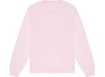 Bella + Canvas - T-Shirt Uomo/Donna Unisex, Pesante, Boxy, Manica Lunga BC7143 (S) (Rosa Chiaro)