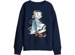 Cenerentola - Felpa "Clock Strikes Twelve With"" Per Bambini TV29534 (128) (Marine)"