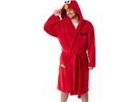Sesame Street - Vestaglia "Elmo"" Per Uomo/Donna Unisex, Con Cappuccio NS9518 (S) (Rosso)"