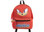 Sonic The Hedgehog - Zaino Per Bambini, Knuckles NS9322 (Taglia Unica) (Rosso)
