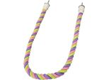 Uccello Corda Pergolato Divertente Colorato Swing Arrampicata Corda Di Cotone Uccelli Giocattoli Per Parrocchetti Pappagalli Pappagallini Uccelli D'amore Budgies 80Cm/31.5In