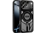 Custodia Magnetica Per Iphone 17 Pro Max Custodia Protettiva Antiurto In Alluminio Con Dissipazione Del Calore E Pellicola Trasparente Nera