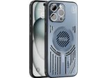 Custodia Magnetica Per Iphone 13 Pro Max Custodia Protettiva Antiurto In Alluminio Con Dissipazione Del Calore E Pellicola Trasparente Blu