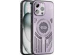 Custodia Magnetica Per Iphone 15 Pro Max Custodia Protettiva Antiurto In Alluminio Con Dissipazione Del Calore E Pellicola Trasparente Viola