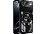 Custodia Magnetica Per Iphone Air Custodia Protettiva Antiurto In Alluminio Con Dissipazione Del Calore E Pellicola Trasparente Nera