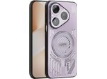 Custodia Magnetica Per Huawei Pura 80 Custodia Protettiva Antiurto In Alluminio Con Dissipazione Del Calore E Pellicola Per Lenti Purple