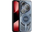 Custodia Magnetica Per Huawei Pura 80 Ultra Custodia Protettiva Antiurto In Alluminio Con Dissipazione Del Calore E Pellicola Per Lenti Blu