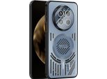 Custodia Magnetica Per Huawei Mate 70 Custodia Protettiva Antiurto In Alluminio Con Dissipazione Del Calore E Pellicola Per Lenti Blu