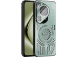 Custodia Magnetica Per Huawei Pura 70 Custodia Protettiva Antiurto In Alluminio Ultra Con Dissipazione Del Calore E Pellicola Per Lenti Verde