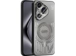 Custodia Magnetica Per Huawei Pura 70 Custodia Protettiva Antiurto In Alluminio Con Dissipazione Del Calore E Pellicola Per Lenti Grigio