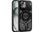 Custodia Magnetica Per Iphone 13 Custodia Protettiva Antiurto In Alluminio Con Dissipazione Del Calore E Pellicola Trasparente Nera
