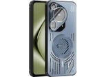 Custodia Magnetica Per Huawei Pura 70 Ultra Custodia Protettiva Antiurto In Alluminio Con Dissipazione Del Calore E Pellicola Per Lenti Blu