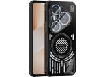 Custodia Magnetica Per Huawei Pura 80 Pro/Pura 80 Pro+ Custodia Protettiva In Alluminio Antiurto Con Dissipazione Del Calore E Pellicola Per Lenti Nero
