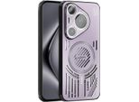 Custodia Magnetica Per Huawei Pura 70 Pro/Pura 70 Pro+ Custodia Protettiva Antiurto In Alluminio Con Dissipazione Del Calore E Pellicola Per Lenti Viola