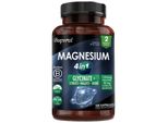 Magnesio 4 In1 (120 Capsule) Integratore Alimentare, Riposo, Relax, Stress, Sonno, Crampi Alle Gambe, Salute Del Cuore, Muscoli, Articolazioni, Cervello