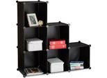 Relaxdays Scaffale A Gradini 6 Scomparti Da Collegare