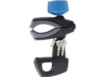 Supporto Xlc Per Telaio Bici Corto Per Portapacchi Posteriore Xlc Azura Xtra Led, Nero/Blu/Grigio