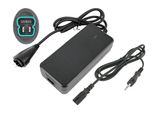 Caricabatterie Da 42V 2A Per Batterie Phylion / Joycube / Stella Da 36V, Spina Ovale Stella A 3 Pin