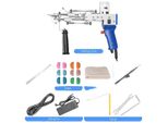 Set Di Pistole Per Tufting, Pistola Elettrica Per Tufting 2In1, Macchina Per Tufting Da 7-21 Mm, Spina Ue 220V