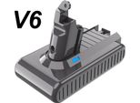 Batteria Ricaricabile Per Le Serie Dyson V6, V7, V8, V10, Capacità Di 6000Mah, Tecnologia Agli Ioni Di Litio, 1Pc 6.0Ah Batteria V6, 21.6V