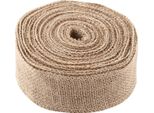 Nastro In Tessuto Di Iuta Naturale/Burla Lungo 10 M Per Confezioni Regalo E Runner Da Tavola (Larghezza 5 Cm)