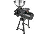 Mulino Elettrico Per Cereali 2200 W, Mulino Per Cereali Secchi Con Tramoggia, Mulino Per Farina E Mangimi - Nero