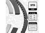 Et Engineteam R1012600 Set Di Fasce Elastiche Per Ford Mondeo Iv Turnier (BA7) S-MAX (WA6) Galaxy (WA6) Mondeo Iv (BA7) Mondeo Iv Notchback (BA7)