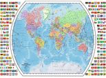 Ravensburger Puzzle Mappa Del Mondo Politico 1000 Pezzi