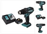 Trapano A Percussione A Batteria Makita Dhp 482 RT1 18 V 62 Nm + 1X Batteria Ricaricabile 5,0 Ah + Caricabatterie