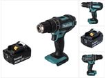 Makita Dhp 482 F1 Trapano A Percussione A Batteria 18 V 62 Nm + 1X Batteria Ricaricabile 3,0 Ah - Senza Caricabatterie