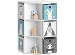 Vicco Libreria Bambini Luigi, 64 X 107.8 Cm Con 4 Scatole Pieghevoli, Bianco